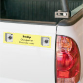 Afbeelding cartoon wasmachine bumpersticker (Op Truck)