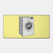 Afbeelding cartoon wasmachine bureaumat (Voorkant)