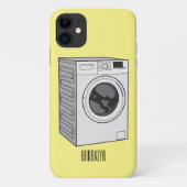 Afbeelding cartoon wasmachine Case-Mate iPhone case (Achterkant)