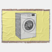 Afbeelding cartoon wasmachine deken (Voorkant)