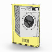 Afbeelding cartoon wasmachine fotoblokken (Rechts)