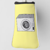 Afbeelding cartoon wasmachine golfheadcover (Draai 90)