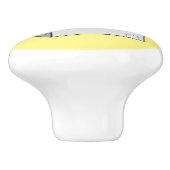 Afbeelding cartoon wasmachine keramische knop (Zijkant)