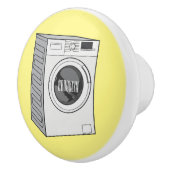 Afbeelding cartoon wasmachine keramische knop (Rechts)