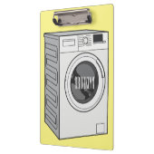 Afbeelding cartoon wasmachine klembord (Links)