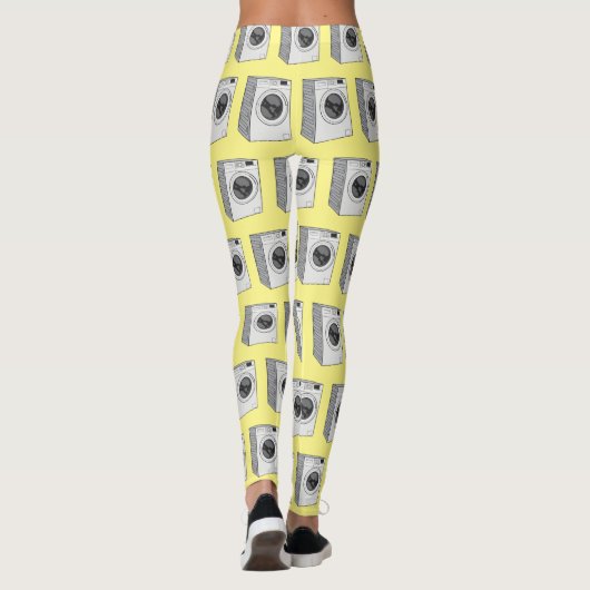 Afbeelding cartoon wasmachine leggings (Achterkant)