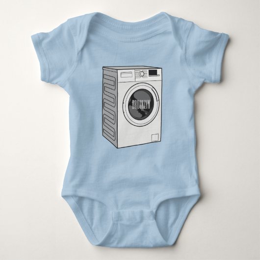 Afbeelding cartoon wasmachine romper (Voorkant)