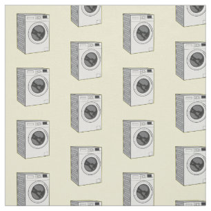 Afbeelding cartoon wasmachine stof