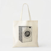 Afbeelding cartoon wasmachine tote bag (Voorkant)