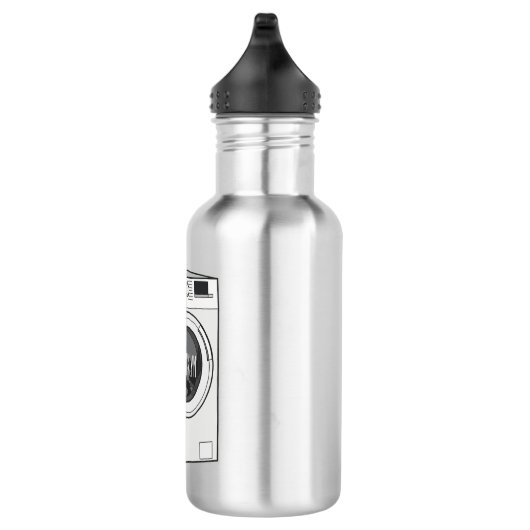 Afbeelding cartoon wasmachine waterfles  (Rechts)
