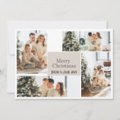 Afbeelding Collage Vrolijke Kerstvakantie Kaart (Voorkant)