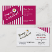 "Afbeelding Consultant II" — Mode Stylist, Wardrob Visitekaartje (Voorkant / Achterkant)