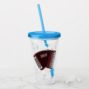 Afbeelding cordion cartoon acryl drinkbeker