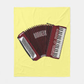 Afbeelding cordion cartoon fleece deken (Voorkant)