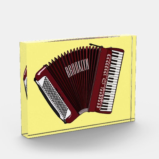 Afbeelding cordion cartoon fotoblokken (Links)