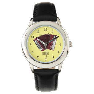 Afbeelding cordion cartoon horloge