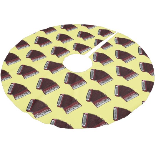 Afbeelding cordion cartoon kerstboom rok (Gekanteld)