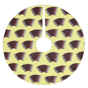 Afbeelding cordion cartoon kerstboom rok