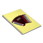 Afbeelding cordion cartoon notitieboek (Rechterzijde)