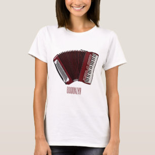 Afbeelding cordion cartoon t-shirt