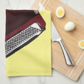 Afbeelding cordion cartoon theedoek (Quarter Fold)