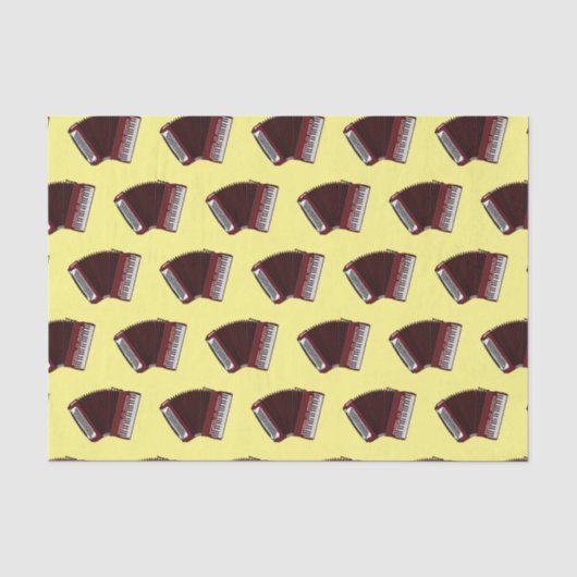 Afbeelding cordion cartoon tissuepapier (Voorkant)