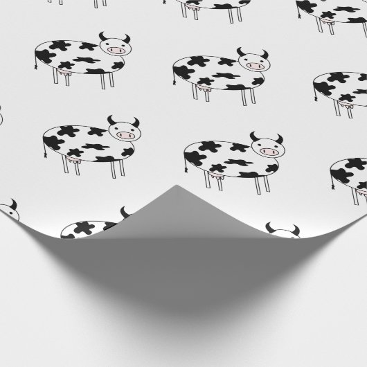 Afbeelding Cow Cadeaupapier (Hoek)