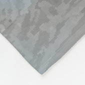 Afbeelding Cute White en Grey Cat Profile Fleece Deken (Hoek)