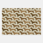 Afbeelding Dachshund naadloos Inpakpapier Vel (Voorkant 2)