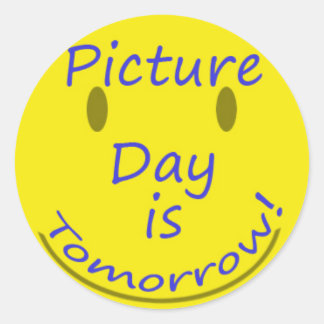 Afbeelding Dag Ronde Sticker