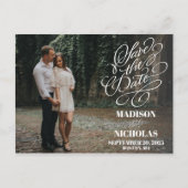 Afbeelding De datum opslaan Briefkaart, enkele fot Briefkaart (Voorkant)