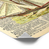  afbeelding Deense scheepvaartwoordenboekpagina Poster (Hoek)