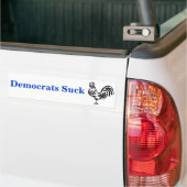 afbeelding, Democraten Suck Bumpersticker (Op Truck)