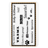 Afbeelding deze magneet! magneet (Verticaal)