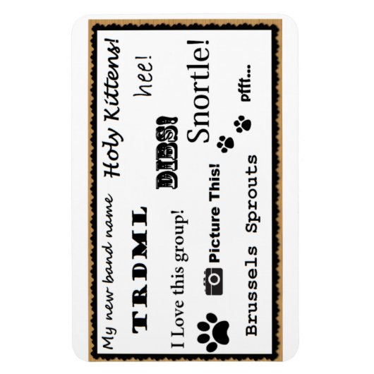 Afbeelding deze magneet! magneet (Verticaal)