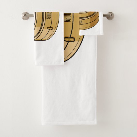 Afbeelding dim sum cartoon bad handdoek (Insitu)