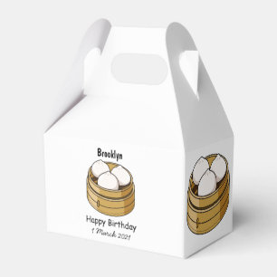 Afbeelding dim sum cartoon bedankdoosjes