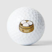 Afbeelding dim sum cartoon golfballen (Voorkant)
