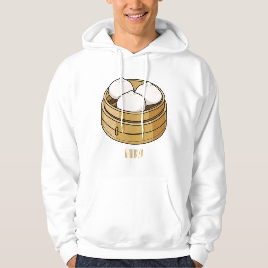 Afbeelding dim sum cartoon hoodie (Voorkant)