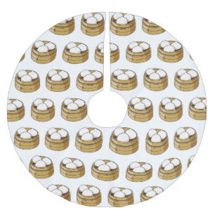 Afbeelding dim sum cartoon kerstboom rok