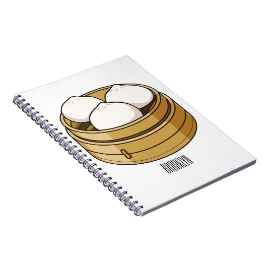 Afbeelding dim sum cartoon notitieboek (Rechterzijde)