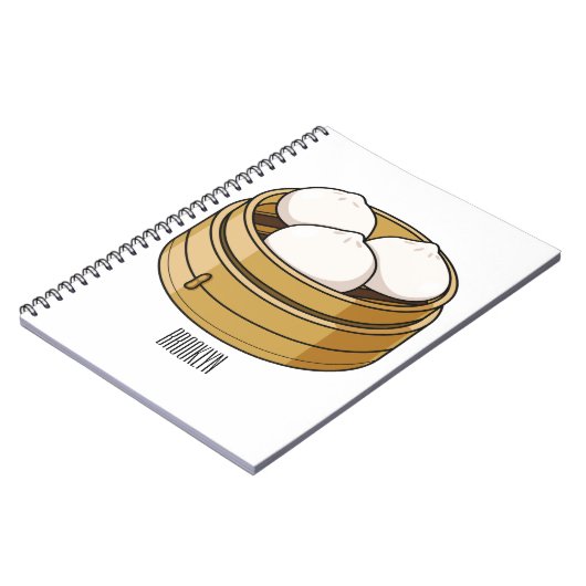 Afbeelding dim sum cartoon notitieboek (Linkerzijde)