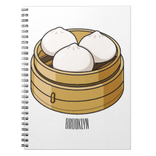 Afbeelding dim sum cartoon notitieboek