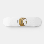 Afbeelding dim sum cartoon persoonlijk skateboard (Horizontaal)