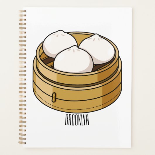 Afbeelding dim sum cartoon planner (Voorkant)