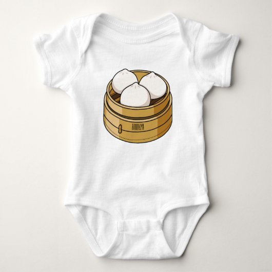 Afbeelding dim sum cartoon romper (Voorkant)