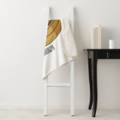 Afbeelding dim sum cartoon sherpa deken (In situ)