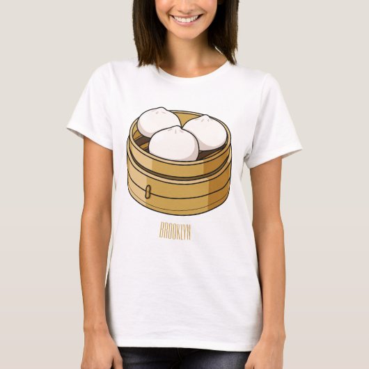 Afbeelding dim sum cartoon t-shirt (Voorkant)