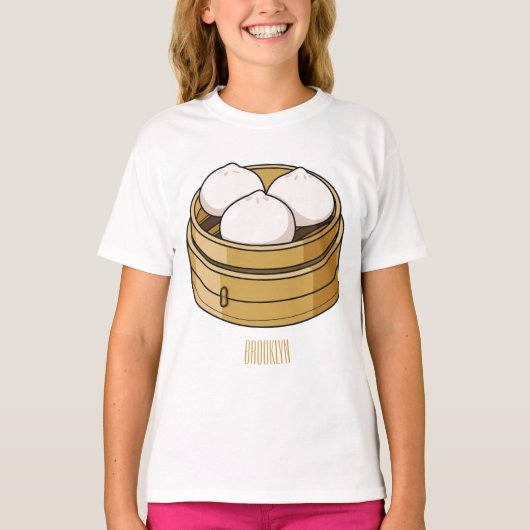 Afbeelding dim sum cartoon t-shirt (Voorkant)