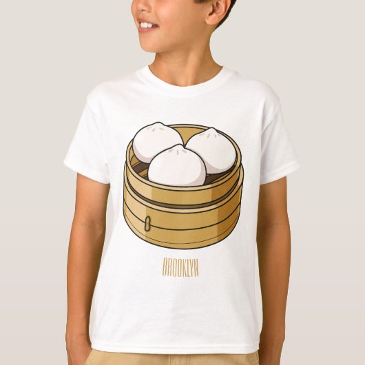 Afbeelding dim sum cartoon t-shirt (Voorkant)